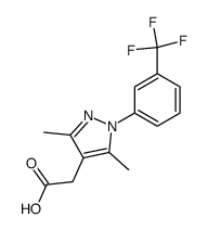 {3,5-二甲基-1-[3-(三氟甲基)苯基]-1H-吡唑-4-基}乙酸图片