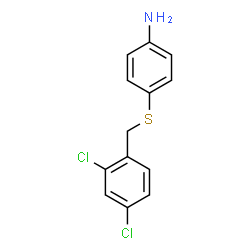 4-[(2,4-Dichlorobenzyl)sulfanyl]aniline structure