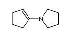 1-Pyrrolidino-1-cyclopentene Structure