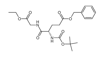 Boc-L-Glu(OBn)-Gly-OEt Structure