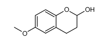 2H-1-Benzopyran-2-ol,3,4-dihydro-6-methoxy-(9CI) picture