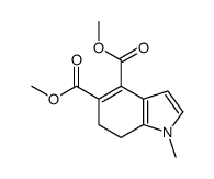 dimethyl 1-methyl-6,7-dihydroindole-4,5-dicarboxylate Structure