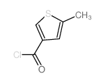 5-Methylthiophene-3-carbonyl chloride structure