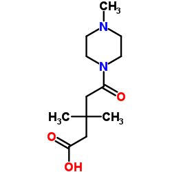 3,3-Dimethyl-5-(4-methyl-piperazin-1-yl)-5-oxo-pentanoic acid picture