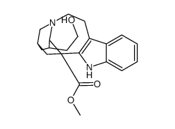 Ibogamine-18-carboxylic acid,21-hydroxy-,methyl ester结构式