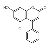 5 7-DIHYDROXY-4-PHENYLCOUMARIN Structure