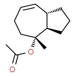 4-Azulenol,1,2,3,3a,4,5,6,8a-octahydro-4-methyl-,acetate,(3aR,4R,8aS)-rel-(9CI) Structure