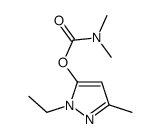 (2-ethyl-5-methylpyrazol-3-yl) N,N-dimethylcarbamate Structure