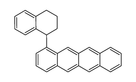 1-(1,2,3,4-tetrahydronaphthalen-1-yl)tetracene结构式