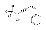 1,1,1-trichloro-6-phenylhex-5-en-3-yn-2-ol结构式