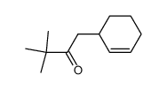 2-(2'-cyclohexen-1'-yl)-3,3-dimethylbutan-2-one Structure