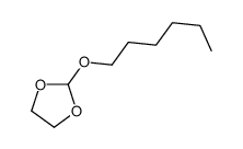 2-hexoxy-1,3-dioxolane结构式