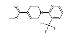 methyl 1-[3-(trifluoromethyl)pyridin-2-yl]-1,2,3,6-tetrahydropyridine-4-carboxylate Structure