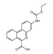 3-ethoxycarbonylamino-phenanthridine-6-carboxylic acid Structure