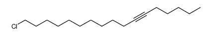 17-chloro-heptadec-6-yne结构式