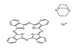 μ-(1,4-diazabicyclo{2.2.2}octane)-(phthalocyaninato)iron(II) Structure