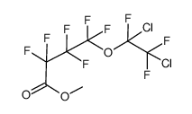 4-(1,2-Dichloro-1,2,2-trifluoro-ethoxy)-2,2,3,3,4,4-hexafluoro-butyric acid methyl ester Structure