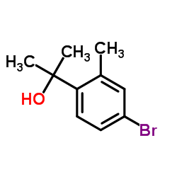 2-(4-Bromo-2-methylphenyl)-2-propanol Structure