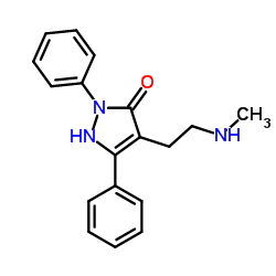 4-[2-(Methylamino)ethyl]-2,5-diphenyl-1,2-dihydro-3H-pyrazol-3-one picture