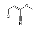 4-chloro-2-methoxybut-2-enenitrile Structure