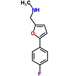 1-[5-(4-Fluorophenyl)-2-furyl]-N-methylmethanamine结构式