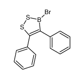 3-bromo-4,5-diphenyldithiaborole结构式