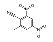 2-methyl-4,6-dinitrobenzonitrile Structure