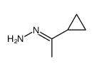 1-cyclopropylethylidenehydrazine结构式