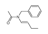 (E)-N-benzyl-N-(but-1-en-1-yl)acetamide结构式