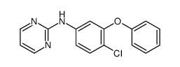 N-(4-chloro-3-phenoxyphenyl)pyrimidin-2-amine结构式