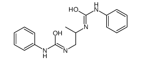 1-phenyl-3-[1-(phenylcarbamoylamino)propan-2-yl]urea Structure