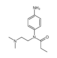 N-(4-aminophenyl)-N-[2-(dimethylamino)ethyl]propanamide Structure