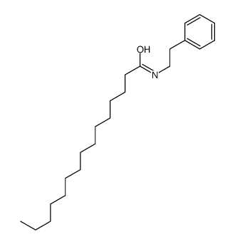 N-(2-phenylethyl)pentadecanamide Structure