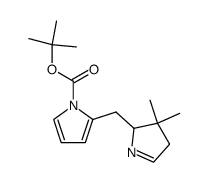 N11-tert-butoxycarbonyl-3,3-dimethyl-2,3,4,5-tetrahydrodipyrrin Structure