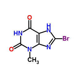 8-BroMo-3-Methyl-xanthine Structure