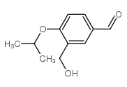 3-(hydroxymethyl)-4-propan-2-yloxybenzaldehyde结构式