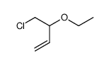 ethyl-(1-chloromethyl-allyl)-ether结构式