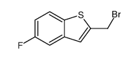 2-(bromomethyl)-5-fluoro-1-benzothiophene结构式