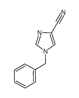 1-benzyl-1H-imidazole-4-carbonitrile Structure