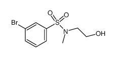 3-bromo-N-(2-hydroxyethyl)-N-methylbenzenesulfonamide Structure