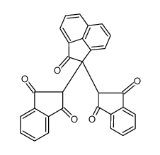 2,2-bis-(1,3-dioxo-indan-2-yl)-acenaphthen-1-one Structure