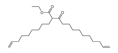 2-non-8-enyl-3-oxo-tridec-12-enoic acid ethyl ester Structure