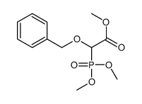 methyl 2-dimethoxyphosphoryl-2-phenylmethoxyacetate结构式