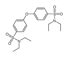 4-[4-(diethylsulfamoyl)phenoxy]-N,N-diethylbenzenesulfonamide Structure