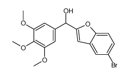 (5-bromo-1-benzofuran-2-yl)-(3,4,5-trimethoxyphenyl)methanol Structure