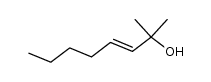 2-methyl-oct-3-en-2-ol结构式