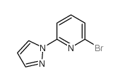 2-溴-6-(1H-吡唑-1-基)吡啶结构式