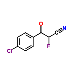 3-(4-Chlorophenyl)-2-fluoro-3-oxopropanenitrile Structure