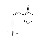 (Z)-2-(4-(trimethylsilyl)but-1-en-3-yn-1-yl)pyridine 1-oxide Structure