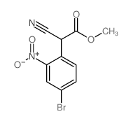 Methyl 2-(4-bromo-2-nitrophenyl)-2-cyanoacetate picture